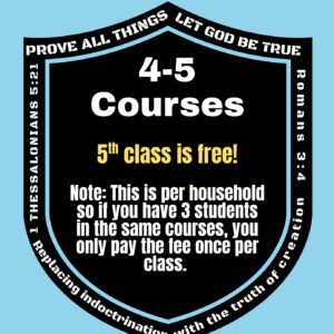4 or 5 courses
